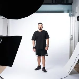 کاغذ پس زمینه عکاسی بدون درز Yizhily، پس زمینه کاغذی برای عکاسی، 2.72 متر در 15.2 متر، سفید قطبی