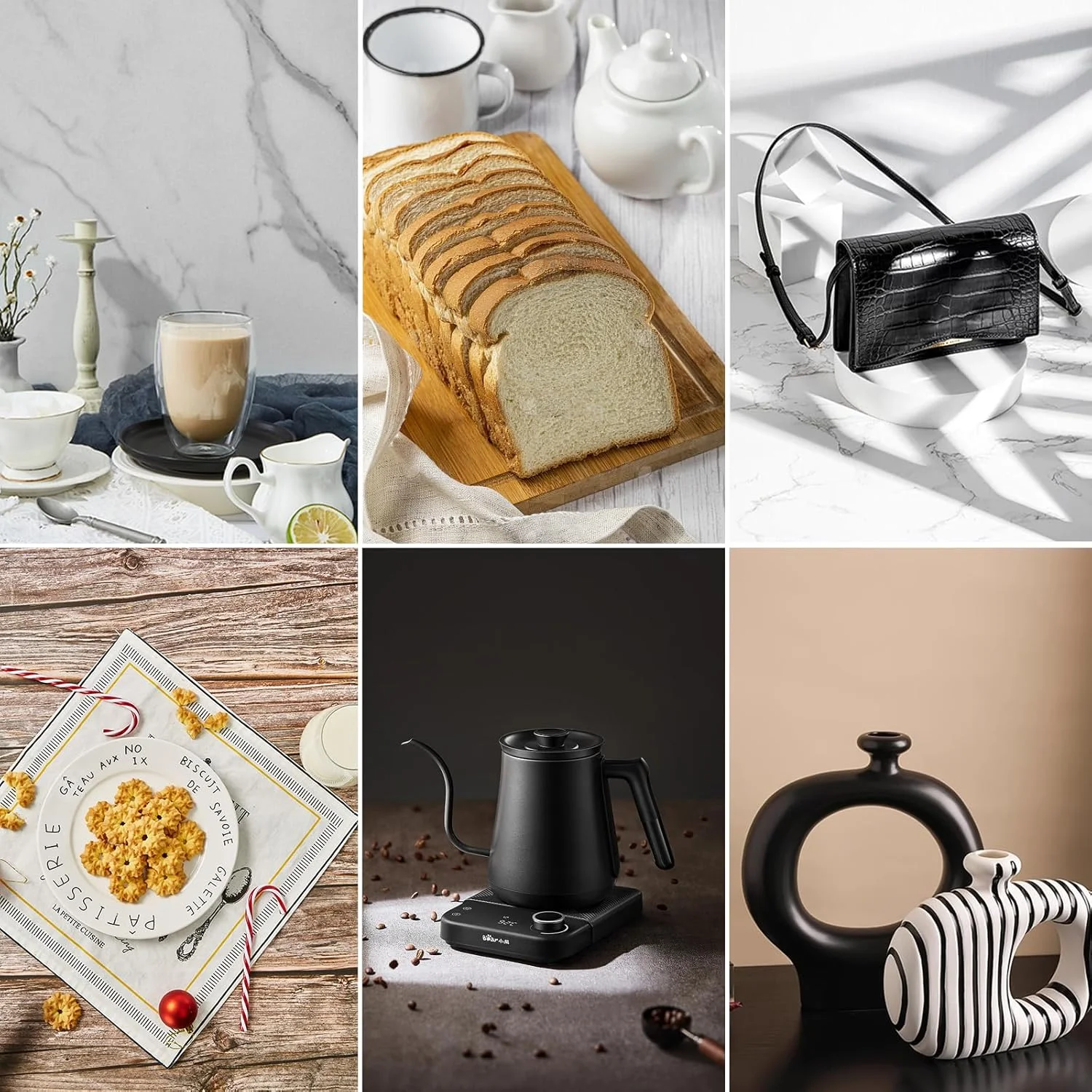 کیت پس زمینه عکاسی، پس زمینه کاغذی دو طرفه با پایه، 56x86 سانتی متر، 14 رنگ، برای عکاسی از محصولات غذایی، لوازم استودیویی رومیزی کیت پس زمینه عکاسی، پس زمینه کاغذی دو طرفه با پایه، 56x86 سانتی متر، 14 رنگ، برای عکاسی از محصولات غذایی، لوازم استودیویی رومیزی