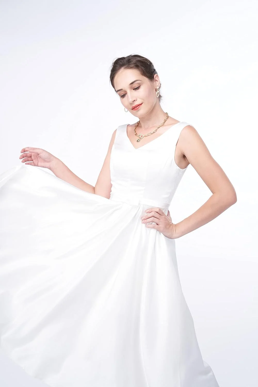 کاغذ پس زمینه عکاسی بدون درز Yizhily، پس زمینه کاغذی برای عکاسی، 272cm x 11m (سفید قطبی، 272cm x 11m)