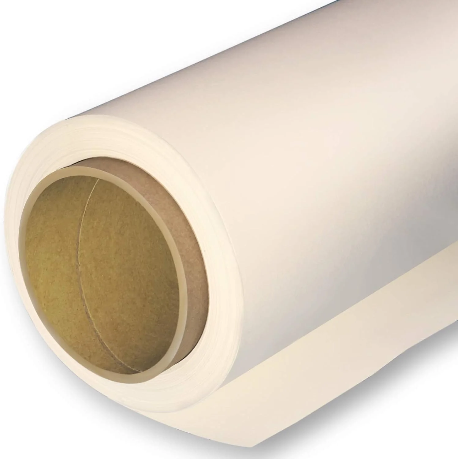 کاغذ پس زمینه عکاسی بدون درز Huamei، پس زمینه عکس 2.72 x 11 متر (عاجی)