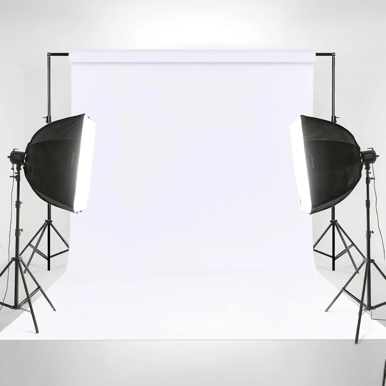 پس زمینه سفید برای عکاسی، 271 * 11 متر کاغذ پس زمینه سفید قطبی برای عکاسی، فیلمبرداری، استودیو و پخش زنده - پرداخت مات ضخیم، ضد چروک، بدون نشت نور