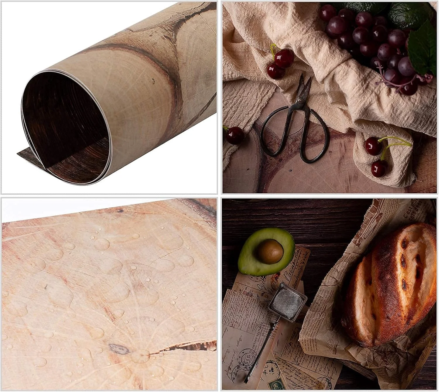 پس زمینه فلت لی 2 در 1 Selens، 56x88 سانتی متر، پس زمینه عکاسی کاغذ قهوه ای برای عکاسی از محصولات آرایشی لذیذ و پوستر