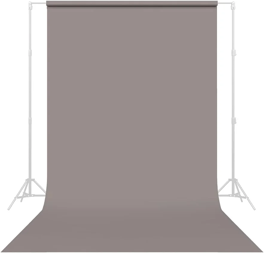 پس زمینه عکاسی کاغذی بدون درز - رنگ خاکستری طوفانی شماره 70، اندازه 218 سانتی متر عرض در 11 متر طول، پس زمینه برای ویدیوهای یوتیوب، استریم، مصاحبه ها و پرتره ها - ساخت ایالات متحده آمریکا