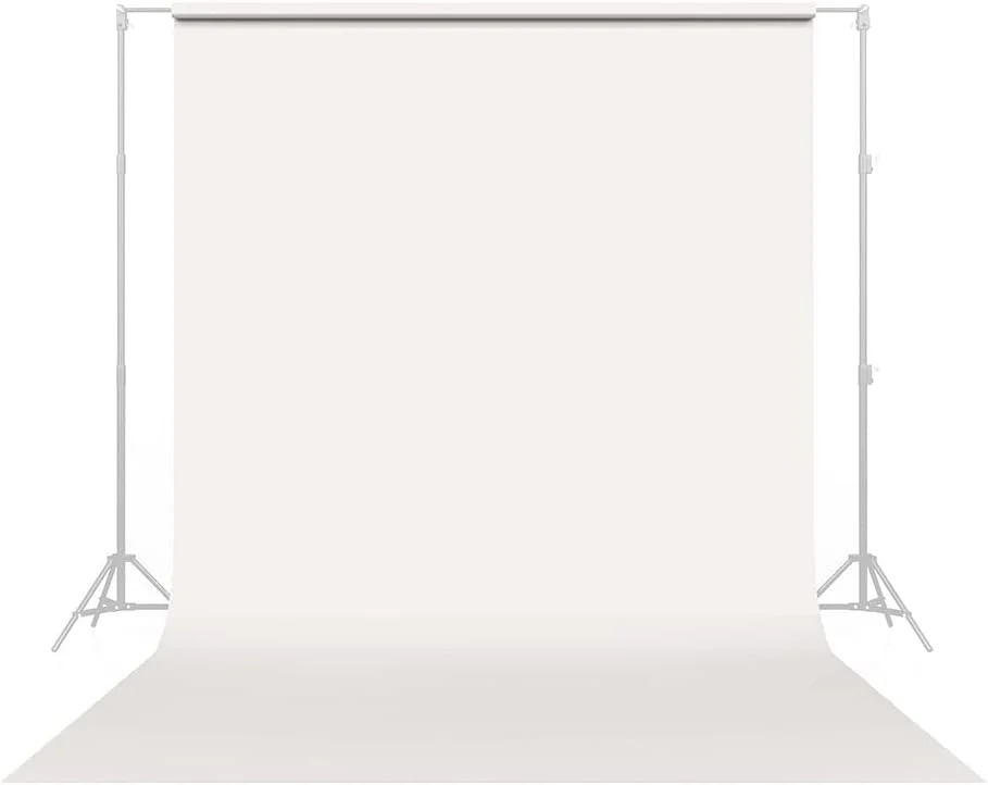 پس زمینه عکاسی کاغذی بدون درز - #50 سفید (272 سانتی متر x 11 متر) ساخت ایالات متحده آمریکا