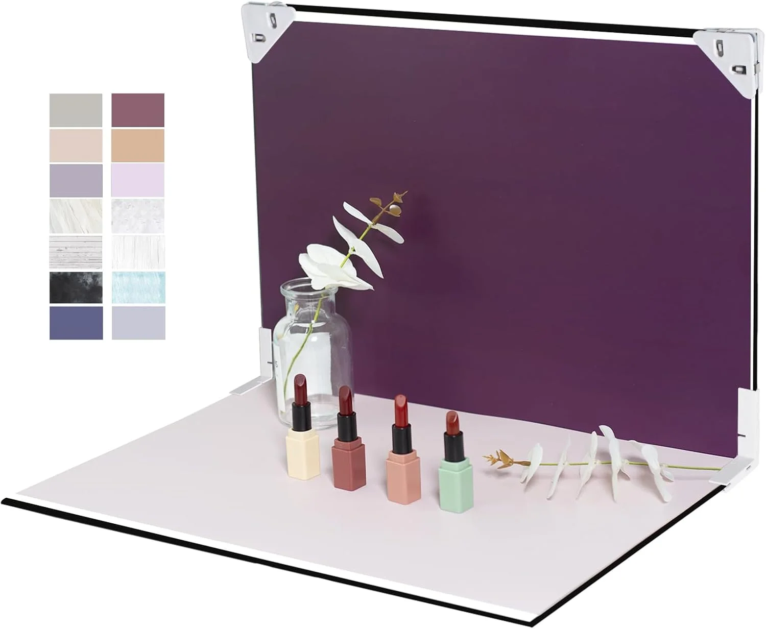 کیت پس زمینه عکاسی: 7 تکه 12 طرح تخته های کاغذی کوچک برای عکاسی از محصولات و مواد غذایی روی میز (کوچک 40x29 سانتی متر)