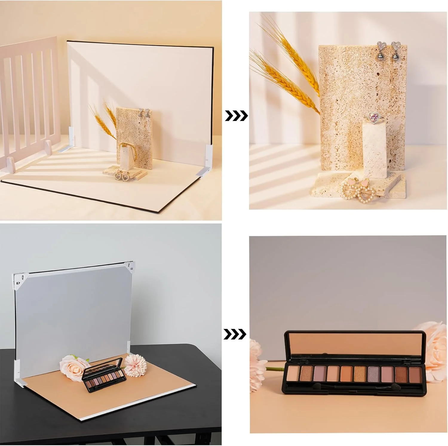 کیت پس زمینه عکاسی: 7 تکه 12 طرح تخته های کاغذی کوچک برای عکاسی از محصولات و مواد غذایی روی میز (کوچک 40x29 سانتی متر) کیت پس زمینه عکاسی: 7 تکه 12 طرح تخته های کاغذی کوچک برای عکاسی از محصولات و مواد غذایی روی میز (کوچک 40x29 سانتی متر)