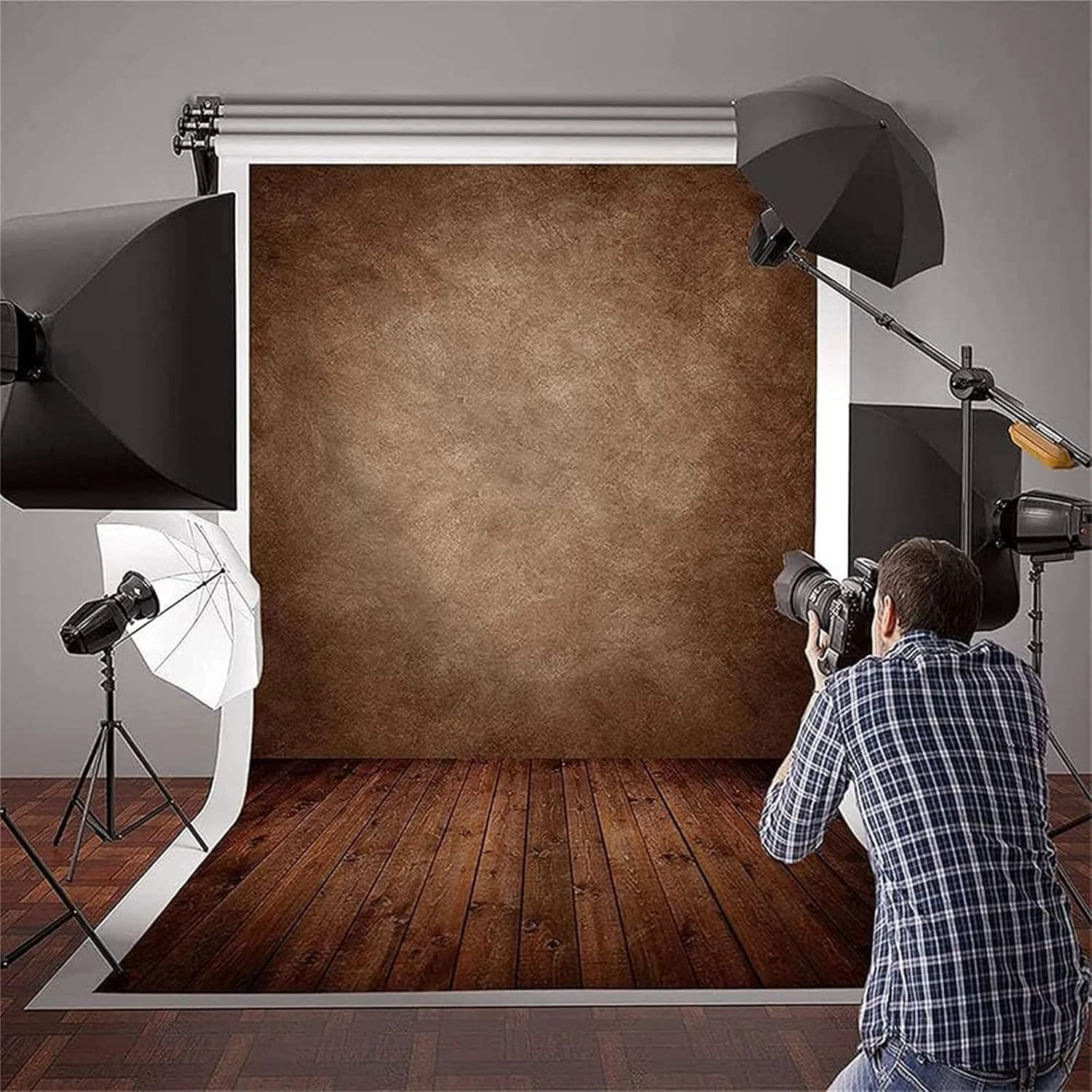 پس زمینه عکاسی MOTIM با ابعاد 1.2 در 0.8 متر، رنگ ثابت، طرح گرادیان رترو، مناسب برای عکاسی در صحنه های مختلف پس زمینه عکاسی MOTIM با ابعاد 1.2 در 0.8 متر، رنگ ثابت، طرح گرادیان رترو، مناسب برای عکاسی در صحنه های مختلف