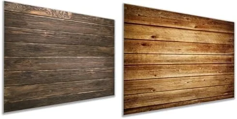 پس زمینه عکاسی غذا 50x80 سانتی متر 2 عدد، پس زمینه عکس وینیل قابل استفاده مجدد با بافت چوب، پس زمینه عکس فوق العاده واقعی برای جواهرات و لوازم آرایشی غذا