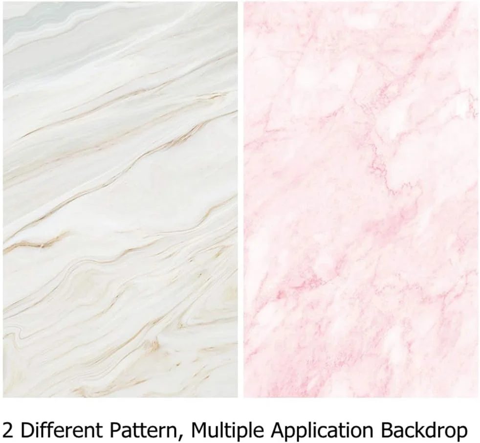 مکینگ 3 عدد کاغذ پس زمینه عکاسی دو طرفه با ابعاد 87x56 سانتی متر، بافت سیمان و مرمر، پس زمینه عکس محصول کوچک برای عکاسی مواد غذایی، جواهرات، لوازم آرایشی، عکاسی تخت