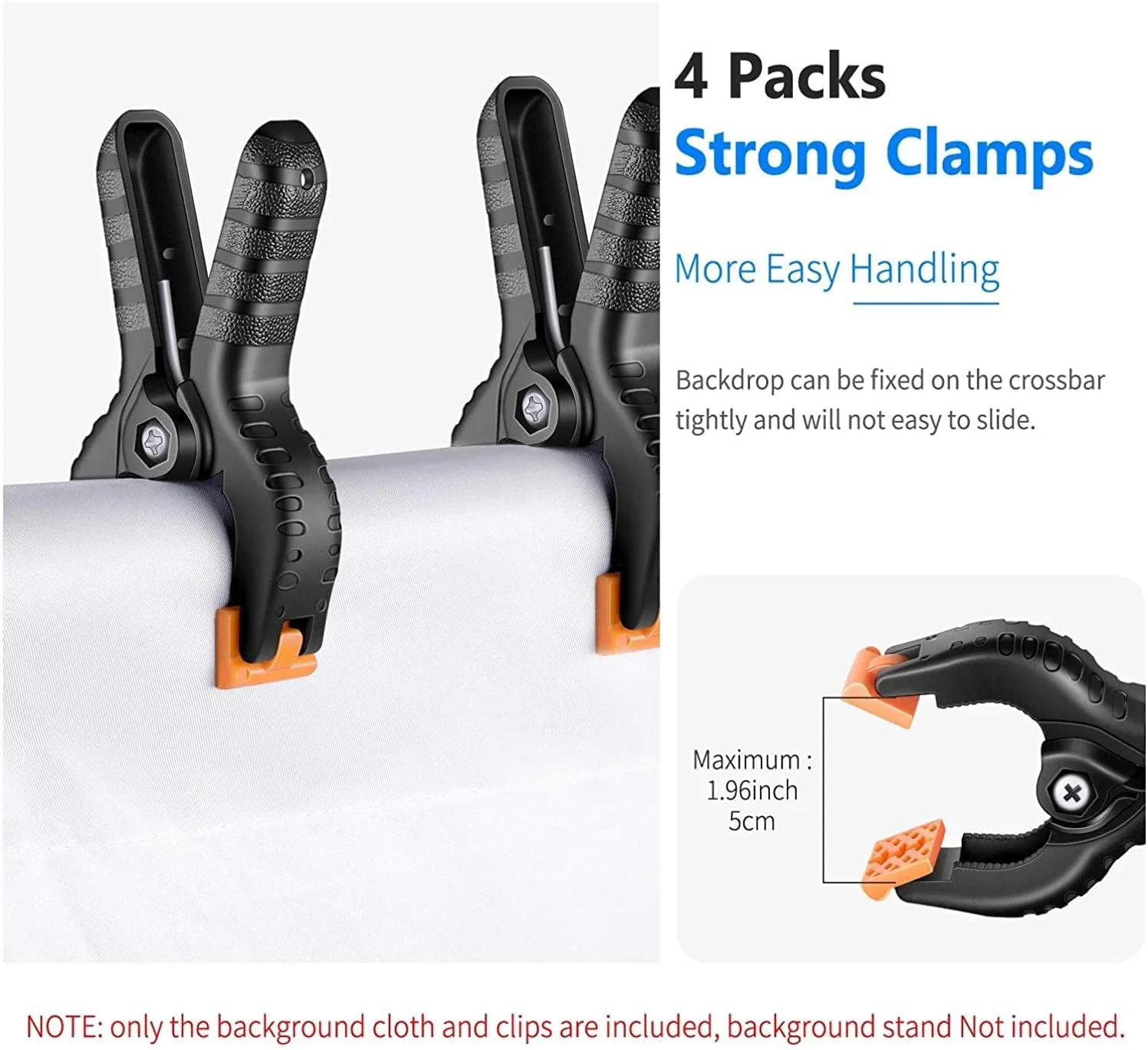 پرده پس زمینه سفید موسلین FitStill با ابعاد 2.8 در 1.8 متر به همراه 4 گیره برای استودیو عکس و فیلم پرده پس زمینه سفید موسلین FitStill با ابعاد 2.8 در 1.8 متر به همراه 4 گیره برای استودیو عکس و فیلم