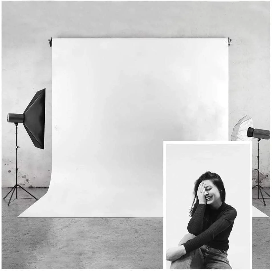 پرده پس زمینه سفید موسلین FitStill با ابعاد 2.8 در 1.8 متر به همراه 4 گیره برای استودیو عکس و فیلم پرده پس زمینه سفید موسلین FitStill با ابعاد 2.8 در 1.8 متر به همراه 4 گیره برای استودیو عکس و فیلم