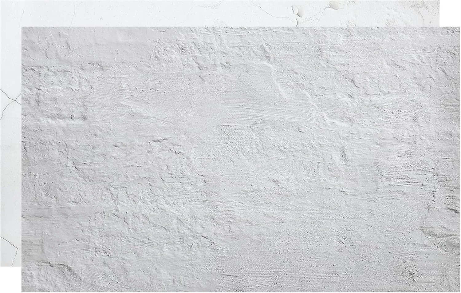 پس زمینه عکاسی دیواری دو طرفه 87x54 سانتی متر، بسته 2 عددی بافت دیوار ترک خورده/دیوار سیمانی بتنی کاغذ ضد آب برای استودیوی عکس