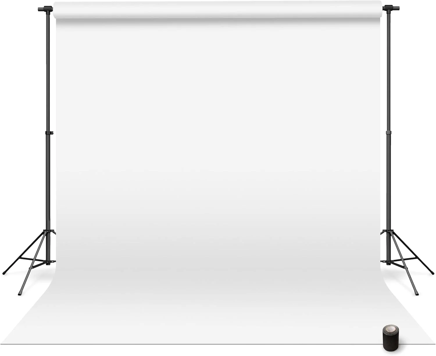 پس زمینه کاغذی یکپارچه Denny Mfg برای عکاسی با نوار چسب رایگان - پس زمینه رول کاغذ عکاسی سفید روشن با روکش مات برای استودیو، فیلم و تولید محتوا - (218 سانتی متر در 11 متر) پس زمینه کاغذی یکپارچه Denny Mfg برای عکاسی با نوار چسب رایگان - پس زمینه رول کاغذ عکاسی سفید روشن با روکش مات برای استودیو، فیلم و تولید محتوا - (218 سانتی متر در 11 متر)