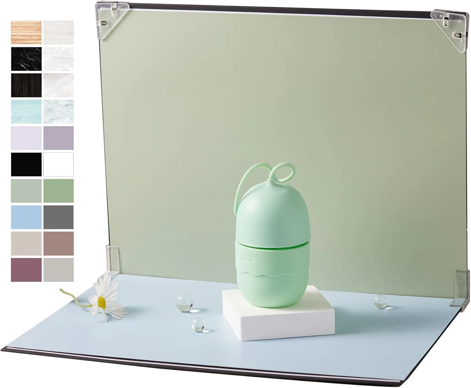 مجموعه 10 عددی پس زمینه عکاسی مواد غذایی با 20 طرح مختلف - پس زمینه های تخت برای عکاسان تولید محتوا (سایز کوچک 40x29 سانتی متر) (مجموعه رنگ های ترکیبی B)