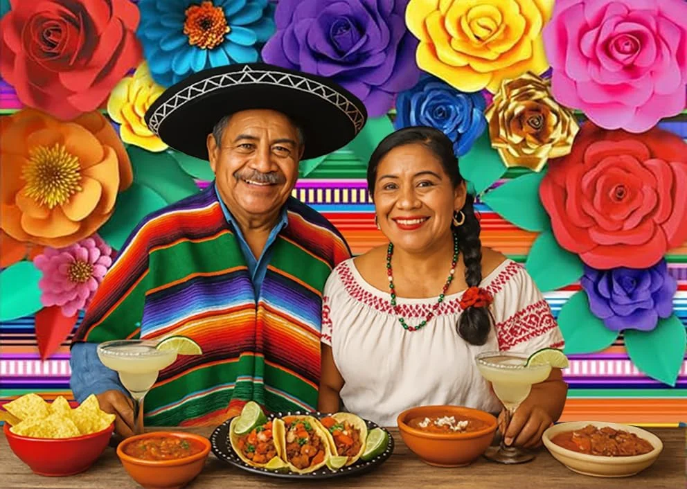 پس زمینه راه راه تم مهمانی مکزیکی CHAIYA، گل های کاغذی جشن سینکو د مایو، دکوراسیون مهمانی برای دکور میز کیک، غرفه عکس 10X8FT 071 پس زمینه راه راه تم مهمانی مکزیکی CHAIYA، گل های کاغذی جشن سینکو د مایو، دکوراسیون مهمانی برای دکور میز کیک، غرفه عکس 10X8FT 071