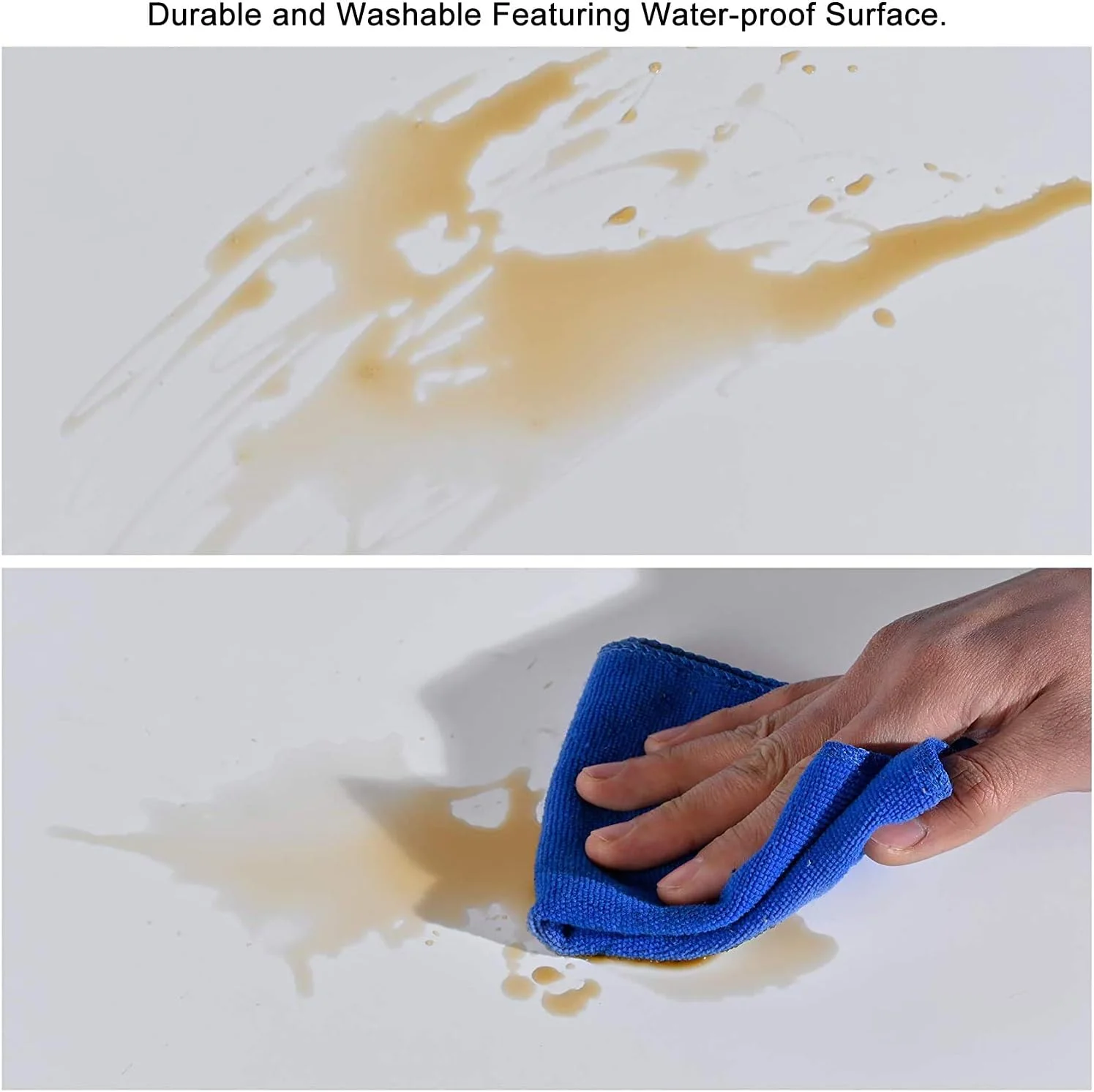 پس زمینه مات PVC پادوم (120x200 سانتی متر) برای استودیو عکاسی عکس و فیلم (سفید)