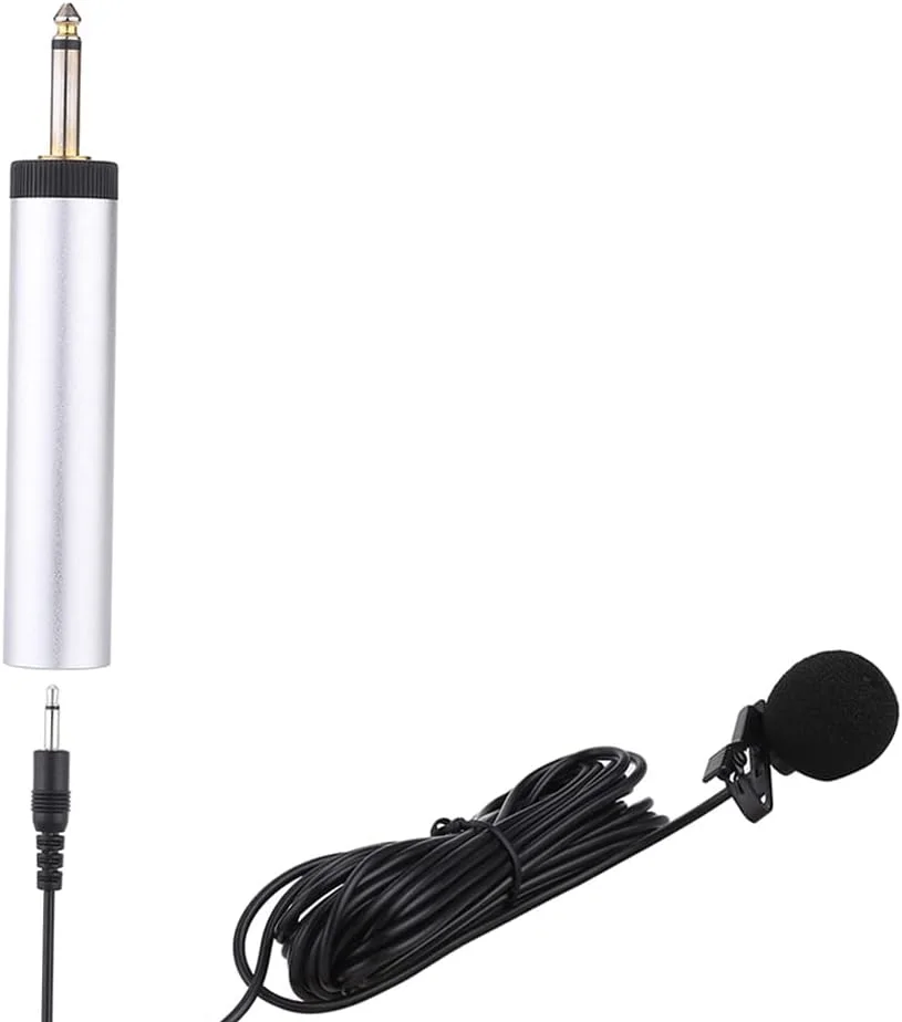 میکروفون گیره ای، میکروفون ساز موسیقی کندانسور الکترت سیمی قابل حمل کوچک برای گیتار ساکس ترومپت ویولن پیانو