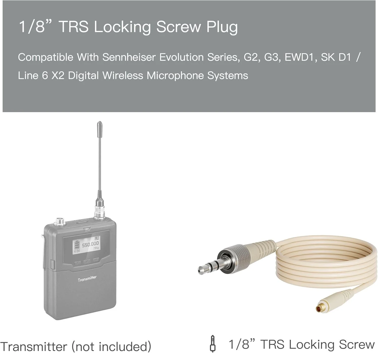 میکروفون حرفه ای هدست/روی سر JK MIC-J 071S برای سیستم بی سیم سنهایزر - میکروفون همه جهته - فوق العاده سبک و طراحی خلاقانه و کوچکترین کارتریج میکروفون حرفه ای هدست/روی سر JK MIC-J 071S برای سیستم بی سیم سنهایزر - میکروفون همه جهته - فوق العاده سبک و طراحی خلاقانه و کوچکترین کارتریج