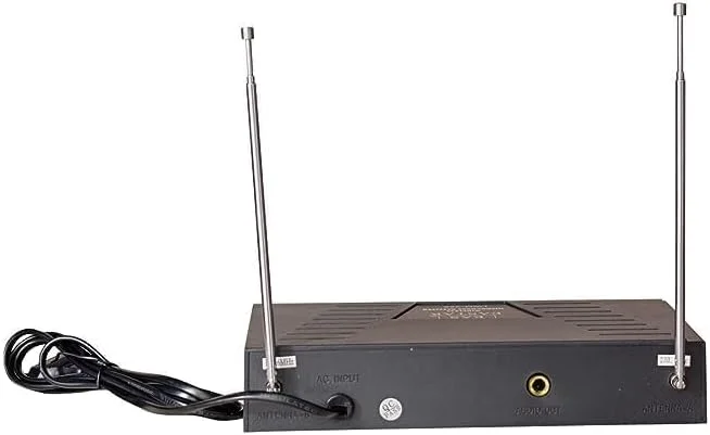 میکروفون های حرفه ای سری Duel VHF مدل KH، دو میکروفون بی سیم برای آواز، اجرای صحنه، معبد، جشنواره (Duel Cordless) میکروفون های حرفه ای سری Duel VHF مدل KH، دو میکروفون بی سیم برای آواز، اجرای صحنه، معبد، جشنواره (Duel Cordless)