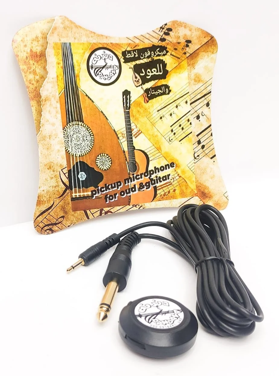 میکروفون پیکاپ عود حرفه ای به همراه کابل، میکروفون تماسی ساز موسیقی میکروفون پیکاپ عود حرفه ای به همراه کابل، میکروفون تماسی ساز موسیقی