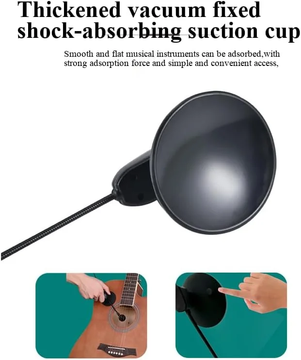 میکروفون ویولن بی سیم با مکنده، تقویت صدای حرفه ای Plug&Play برای اجرای ویولن آکوستیک و ضبط میکروفون ویولن بی سیم با مکنده، تقویت صدای حرفه ای Plug&Play برای اجرای ویولن آکوستیک و ضبط