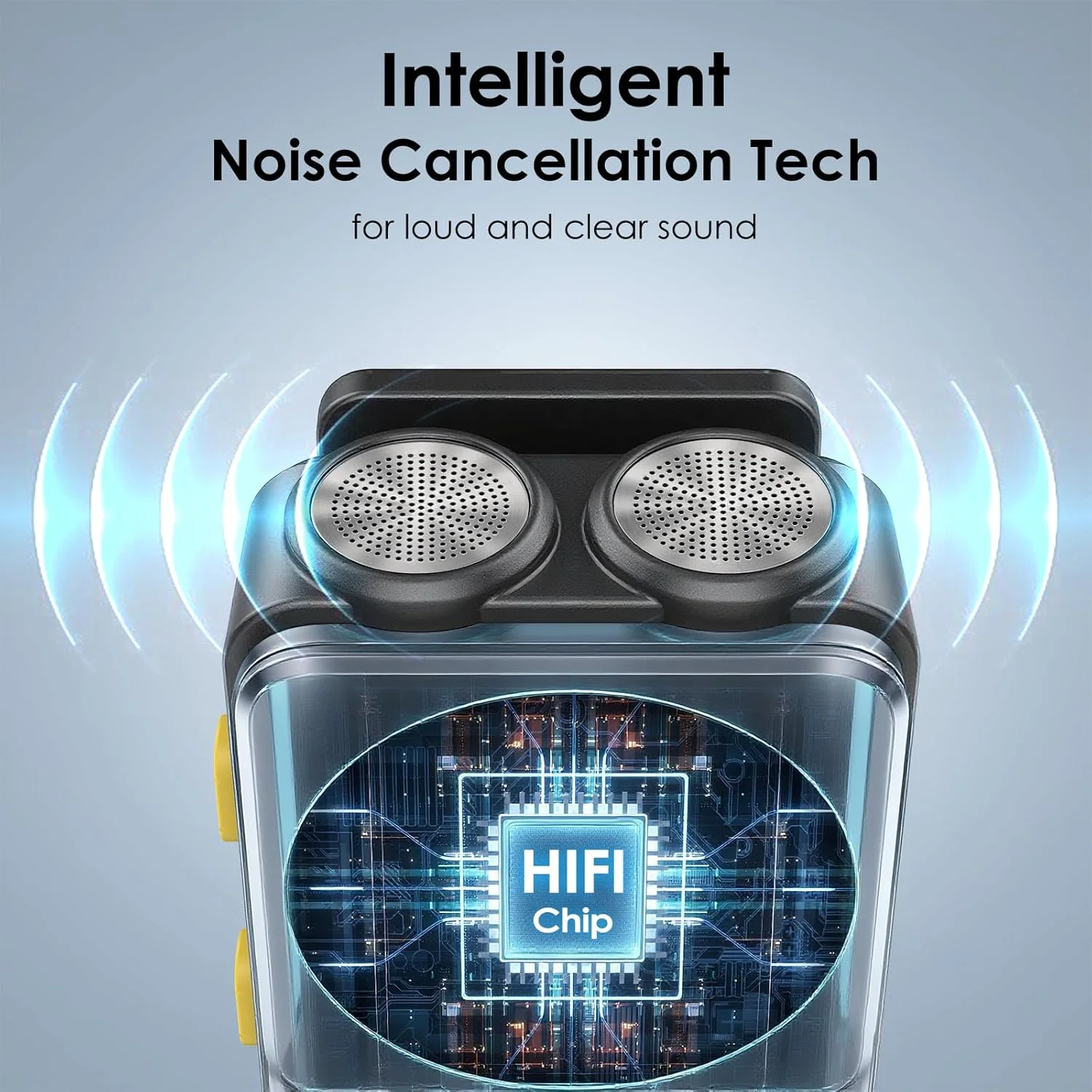 میکروفون یقه ای بی سیم کوچک برای آیفون، آیپد و اندروید با پورت لایتنینگ/USB-C، میکروفون یقه ای با قابلیت کاهش نویز و 80 ساعت کارکرد برای ضبط صدا، میکروفون امنی گیره دار برای ضبط ویدیو، تیک تاک، یوتیوب و ولاگ