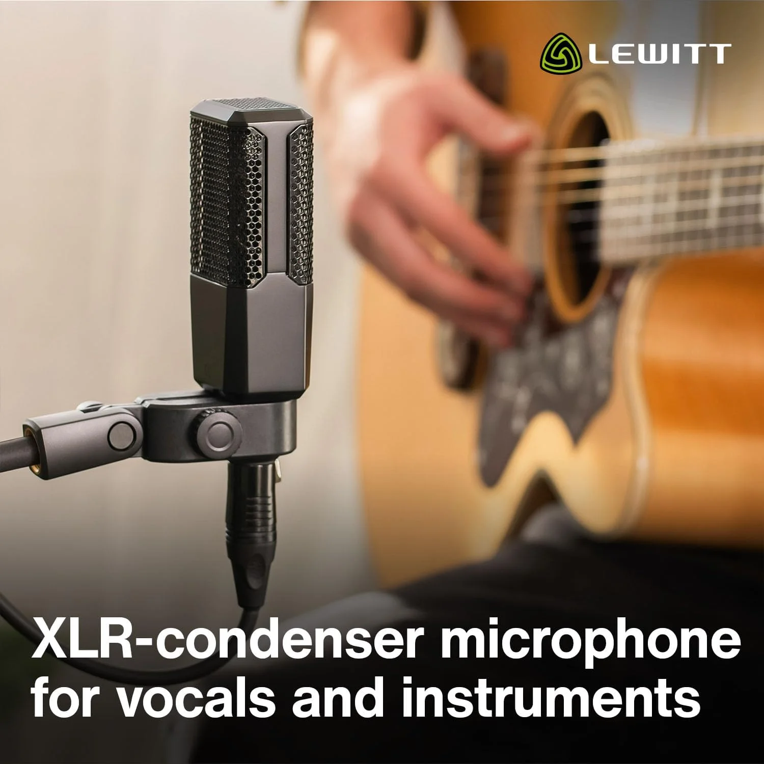 میکروفون کاندنسر XLR لویت LCT 240 PRO برای وکال، سازها، پادکست و استریمینگ - صدای حرفه ای - شامل نگهدارنده میکروفون، محافظ باد و کیف حمل