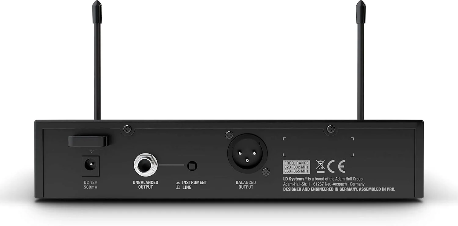 سیستم میکروفون بی‌سیم دستی LD Systems U308 HHD - 863-865 مگاهرتز + 823-832 مگاهرتز