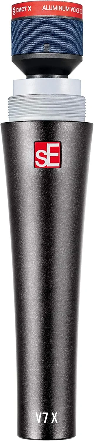 میکروفون ساز دینامیک سوپرکاردیوید sE Electronics V7 X با لرزه گیر یکپارچه و محافظ باد داخلی