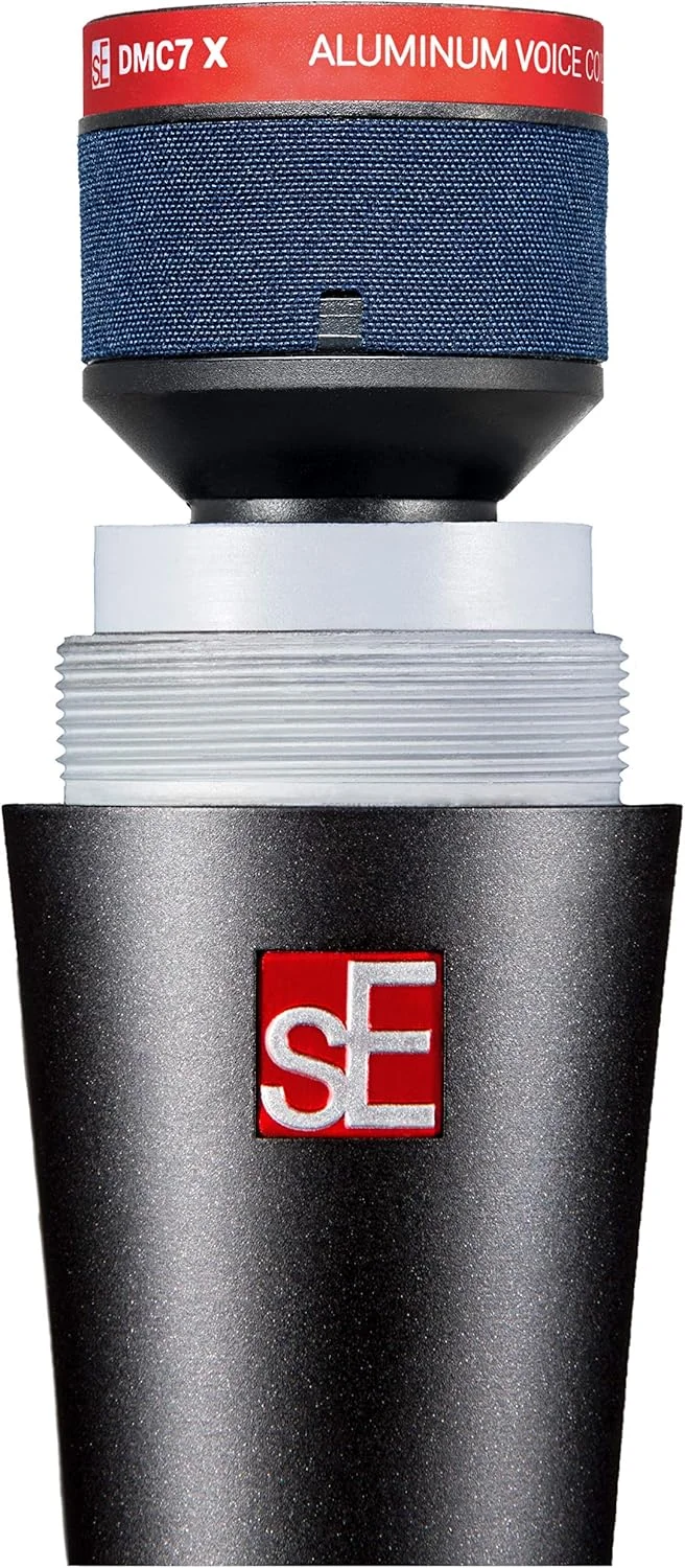 میکروفون ساز دینامیک سوپرکاردیوید sE Electronics V7 X با لرزه گیر یکپارچه و محافظ باد داخلی