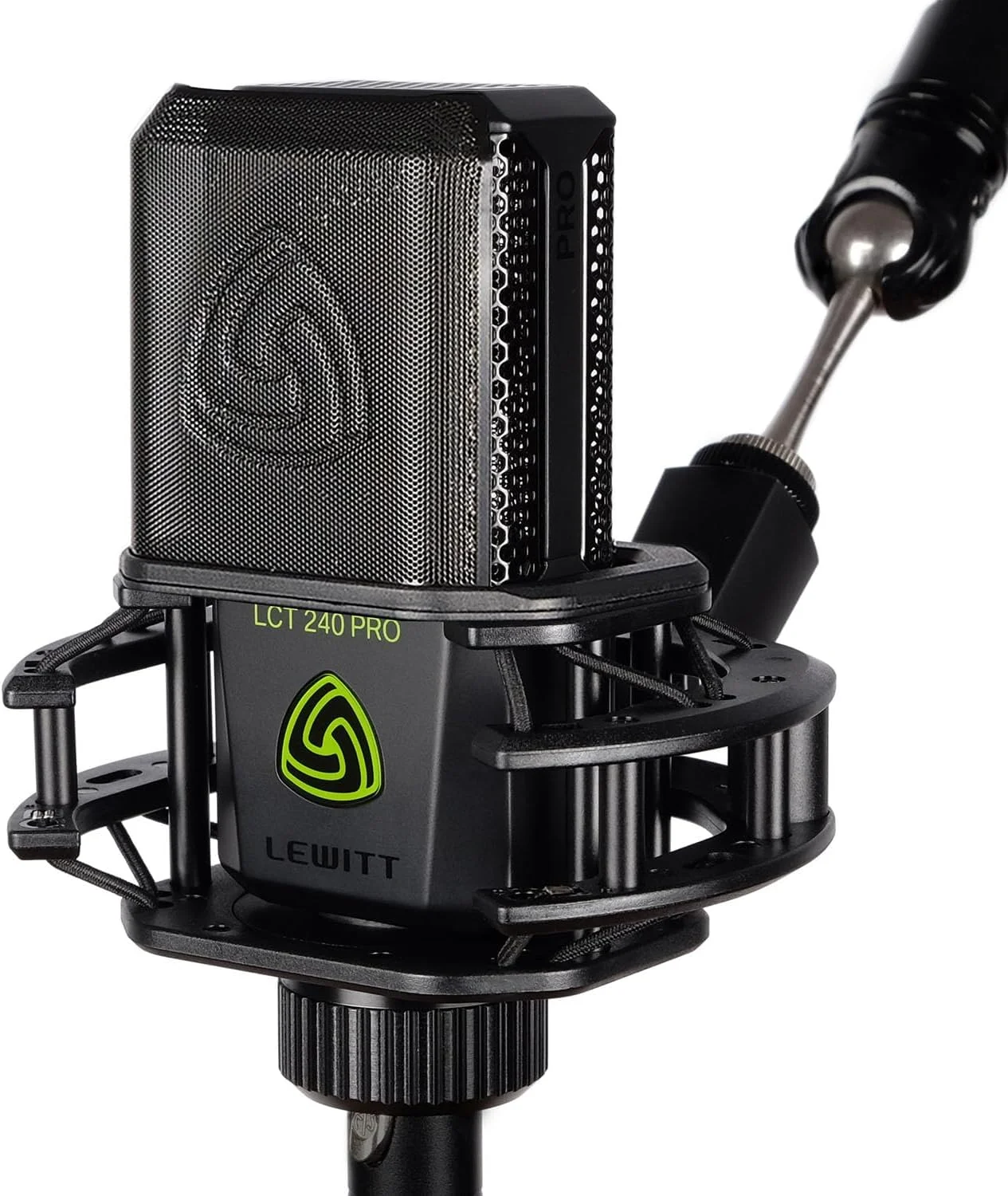 میکروفون کاندنسر XLR مدل LCT 240 PRO، میکروفون کاندنسر حرفه ای به همراه پایه و محافظ باد، مناسب برای ضبط خانگی