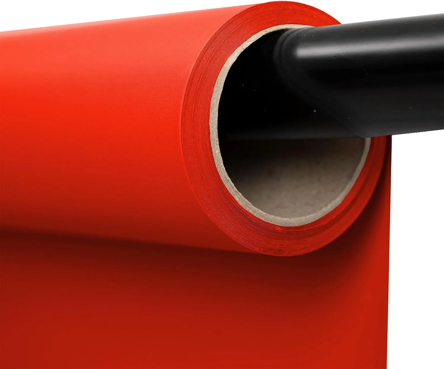 پس زمینه کاغذی قرمز کیت برای عکاسی، رول کاغذ پس زمینه بدون درز، 4.4x16 فوت (52 اینچ در 16 فوت)، اسکارلت