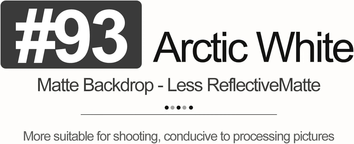 پس زمینه عکاسی یکپارچه مات سفید EMART، رول پس زمینه 1.35 * 4.8 متری، مناسب برای استودیو، ویدئو، پرتره، و عکاسی پس زمینه عکاسی یکپارچه مات سفید EMART، رول پس زمینه 1.35 * 4.8 متری، مناسب برای استودیو، ویدئو، پرتره، و عکاسی