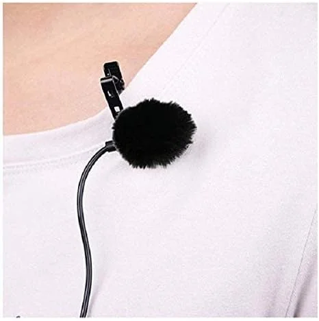 پوشش خزدار میکروفون بیرونی برای میکروفون یقه ای BYM1، رنگ مشکی پوشش خزدار میکروفون بیرونی برای میکروفون یقه ای BYM1، رنگ مشکی