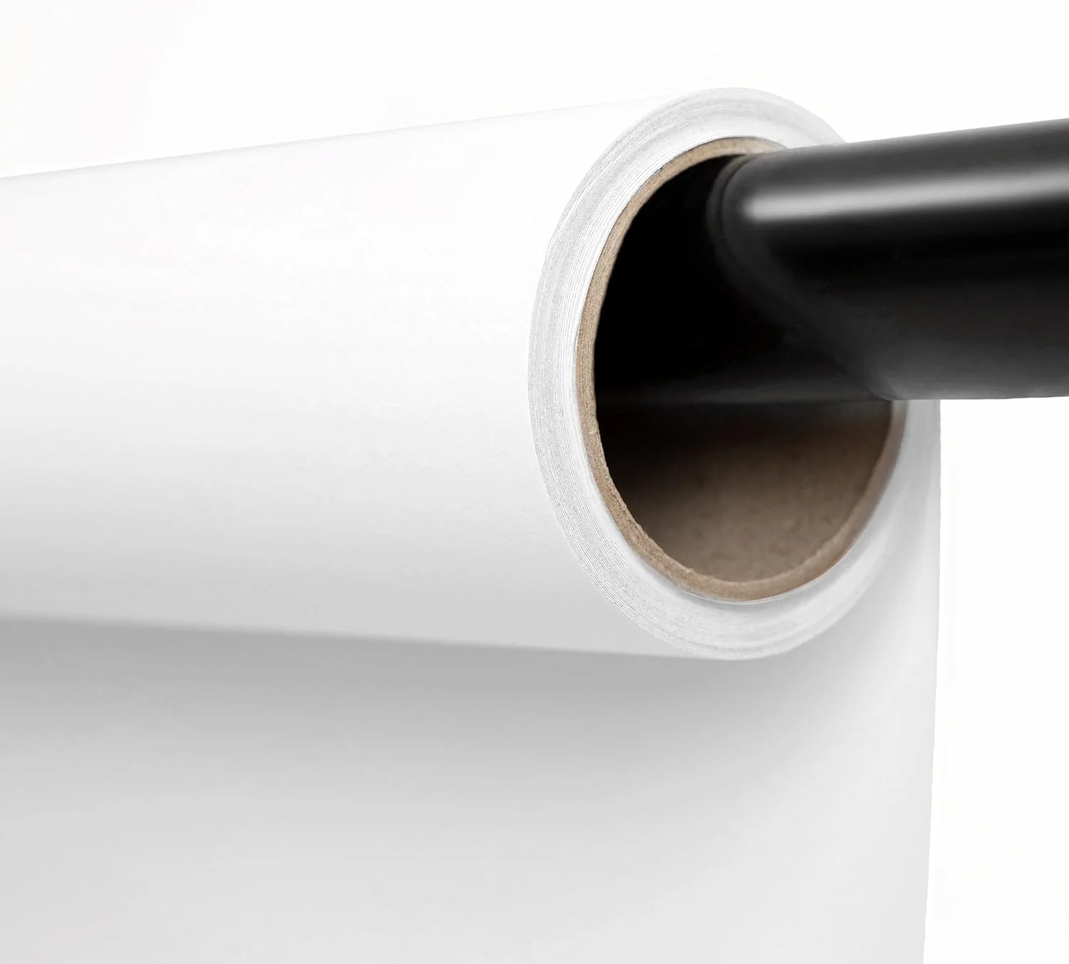 پس زمینه کاغذی بدون درز کیت، مناسب عکاسی (سفید قطبی 2.2x10 متر)