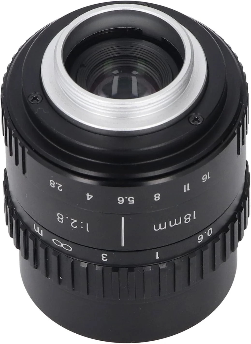 لنز دستی زاویه باز 18 میلی‌متری Jiawu F2.8، لنز دوربین آلیاژ آلومینیوم برای دوربین‌های مانت 4/3، کیفیت هوایی، ماکرو بادوام برای عکاسی از نمای نزدیک