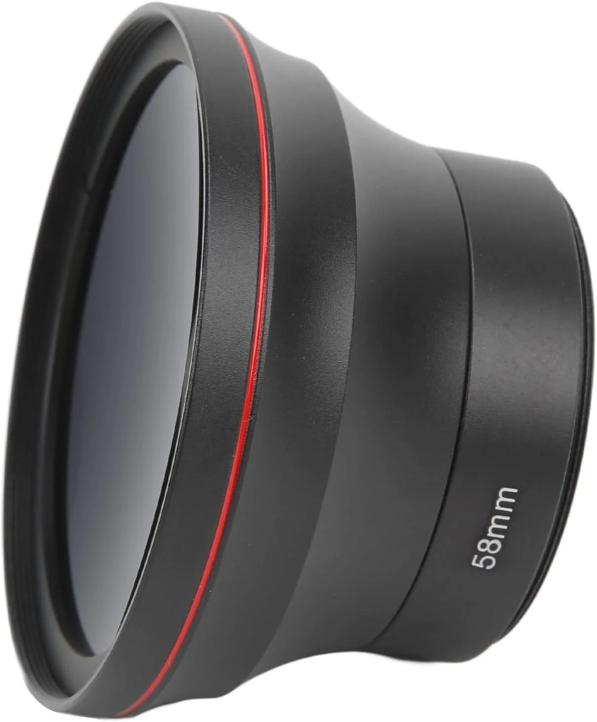 لنز زاویه باز 58 میلیمتری 0.43X و لنز ماکرو 2 در 1 شیشه اپتیکال با درپوش لنز برای عکاسی منظره SLR دیجیتال لنز زاویه باز 58 میلیمتری 0.43X و لنز ماکرو 2 در 1 شیشه اپتیکال با درپوش لنز برای عکاسی منظره SLR دیجیتال