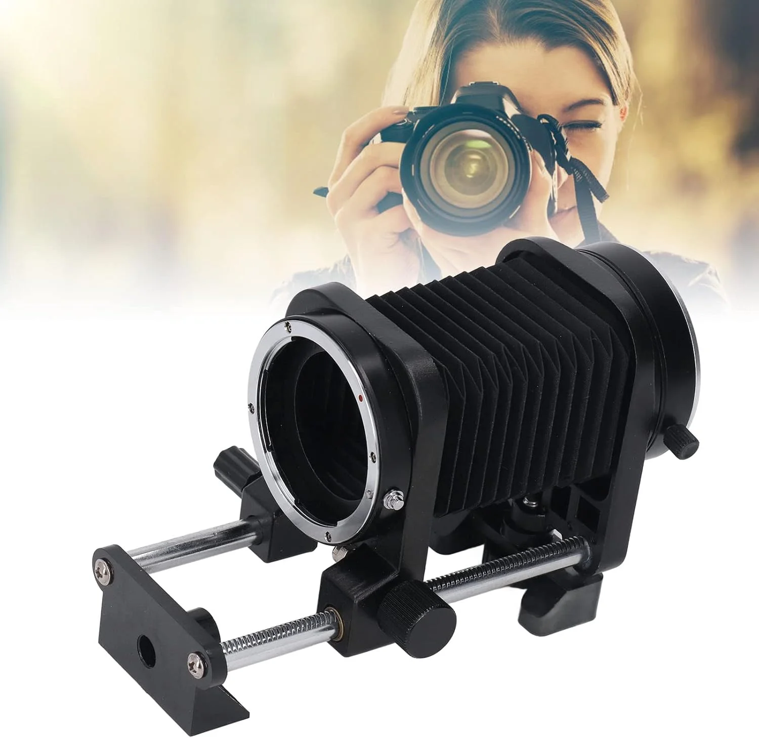 لوله آکاردئونی افزایش فاصله لنز ماکرو، لوازم جانبی عکاسی لنز ماکرو آلومینیومی برای دوربین های نیکون با مانت Z، پایدار و آسان برای استفاده لوله آکاردئونی افزایش فاصله لنز ماکرو، لوازم جانبی عکاسی لنز ماکرو آلومینیومی برای دوربین های نیکون با مانت Z، پایدار و آسان برای استفاده