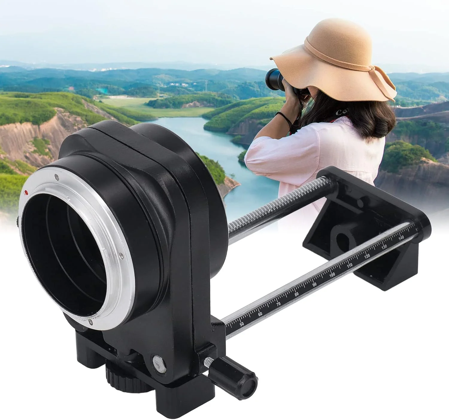 لوله آکاردئونی افزایش فاصله لنز ماکرو، لوازم جانبی عکاسی لنز ماکرو آلومینیومی برای دوربین های نیکون با مانت Z، پایدار و آسان برای استفاده لوله آکاردئونی افزایش فاصله لنز ماکرو، لوازم جانبی عکاسی لنز ماکرو آلومینیومی برای دوربین های نیکون با مانت Z، پایدار و آسان برای استفاده