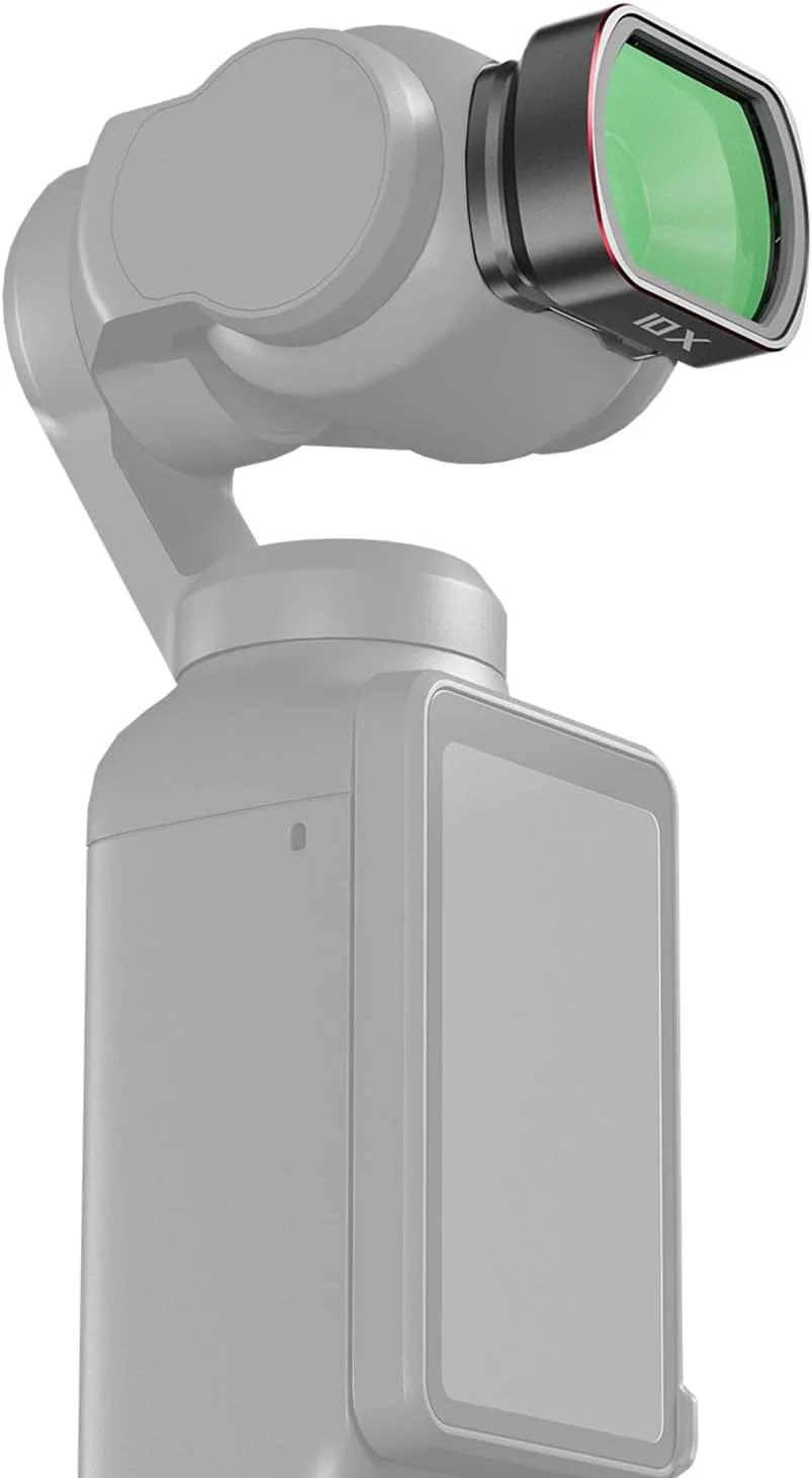 لنز ماکرو 10X Fawoonu آلیاژ آلومینیوم با شیشه اپتیکال چند لایه جایگزین برای لوازم جانبی Pocket 3