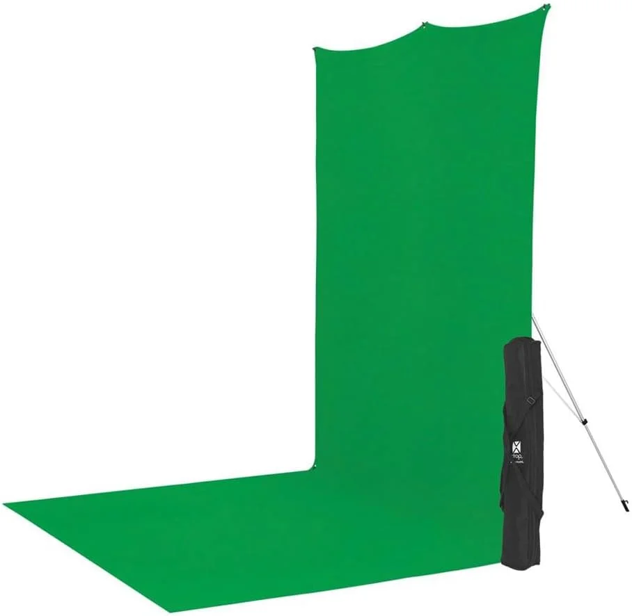 کیت پس زمینه عکاسی و کنفرانس ویدیویی مقاوم در برابر چروک Westcott X-Drop - پرده سبز کروماکی (1.5 متر در 3.6 متر) مونتاژ سریع، پس زمینه قابل حمل برای پرتره و عکس های چهره کیت پس زمینه عکاسی و کنفرانس ویدیویی مقاوم در برابر چروک Westcott X-Drop - پرده سبز کروماکی (1.5 متر در 3.6 متر) مونتاژ سریع، پس زمینه قابل حمل برای پرتره و عکس های چهره