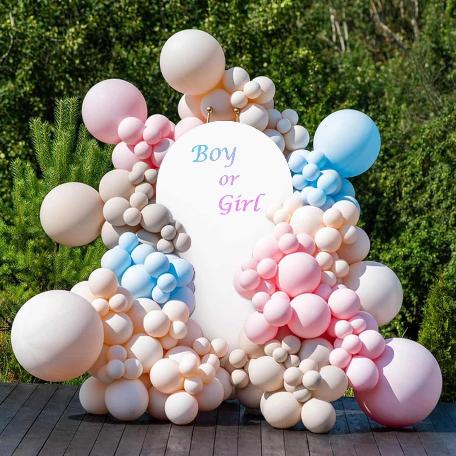 روکش طاق اسپندکس 4 فوتی، روکش کششی و مناسب برای طاق عروسی، روکش پایه گرد، روکش دو طرفه، پس زمینه برای دکوراسیون جشن عروسی، تولد، مراسم و جشن نوزاد (سفید)