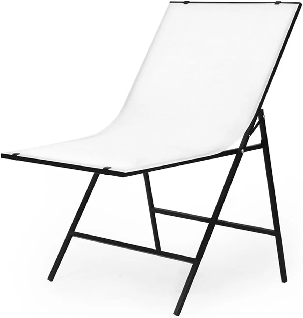 پس زمینه عکاسی PVC قابل حمل Padom، پس زمینه عکاسی طبیعت بی جان به سبک صندلی، میز عکاسی تاشو استودیوی عکسبرداری تخصصی برای عکاسی از محصولات طبیعت بی جان (60x100) سانتی متر