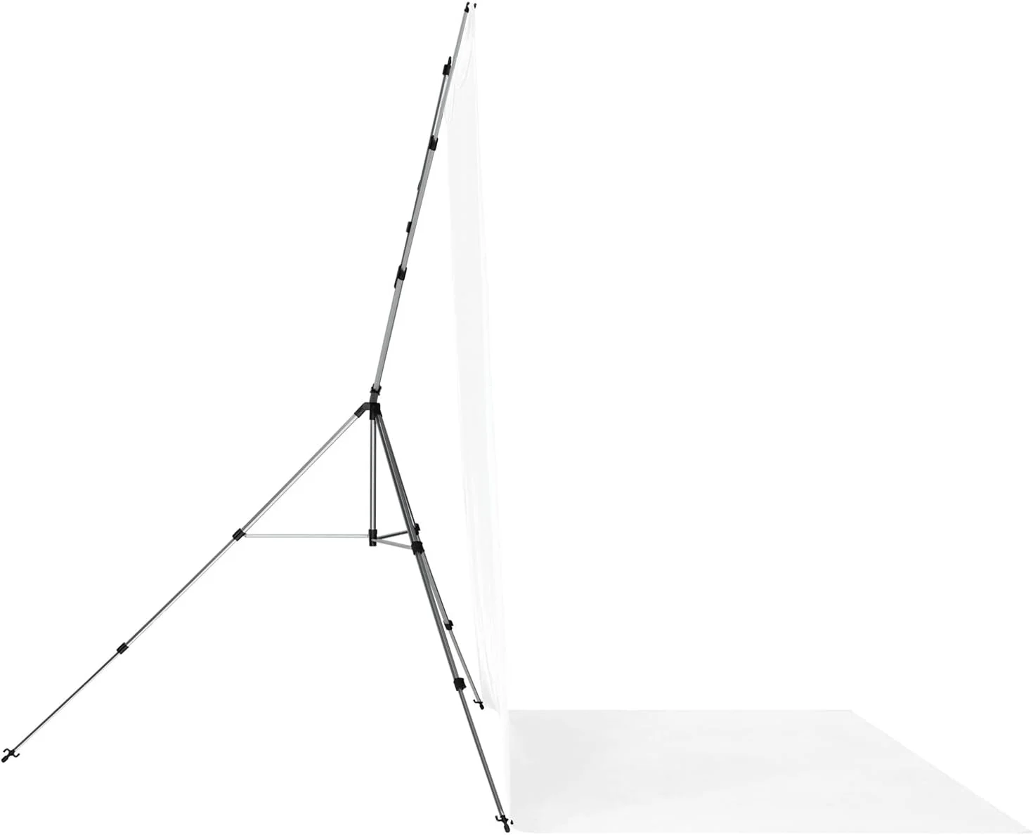 کیت پس زمینه سفید یکدست مقاوم در برابر چروک Westcott X-Drop Pro به ابعاد 8 در 13 فوت - برای پرتره های تمام قد، عکس های گروهی و استودیوهای عکس