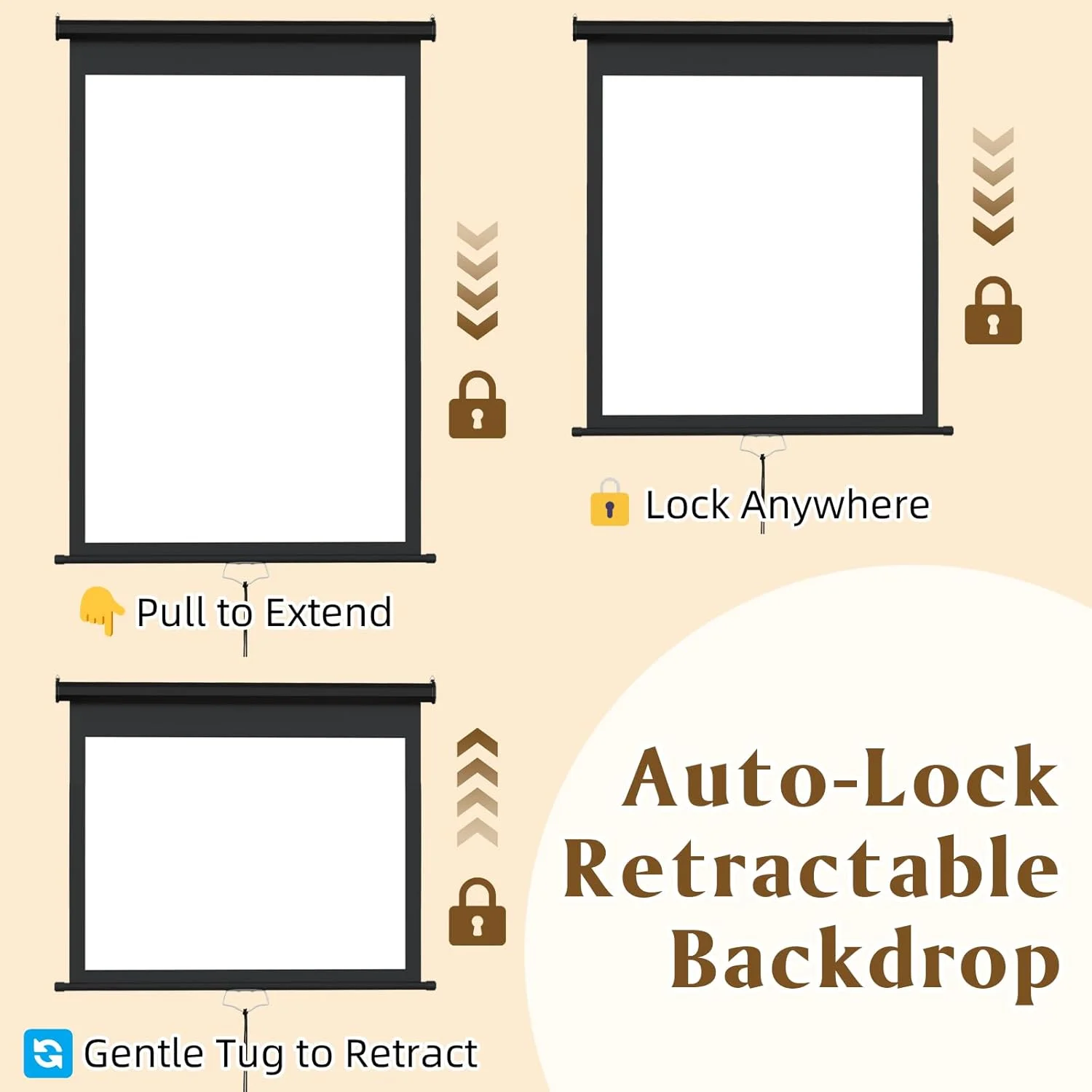 پس زمینه عکاسی جمع شونده سفید 91x150 سانتی متر، رول آپ قابل حمل، پس زمینه کشویی، صفحه پس زمینه قفل خودکار برای عکس پاسپورت، عکاسی محصول، عکس های پرسنلی، استودیوی ویدئویی پس زمینه عکاسی جمع شونده سفید 91x150 سانتی متر، رول آپ قابل حمل، پس زمینه کشویی، صفحه پس زمینه قفل خودکار برای عکس پاسپورت، عکاسی محصول، عکس های پرسنلی، استودیوی ویدئویی