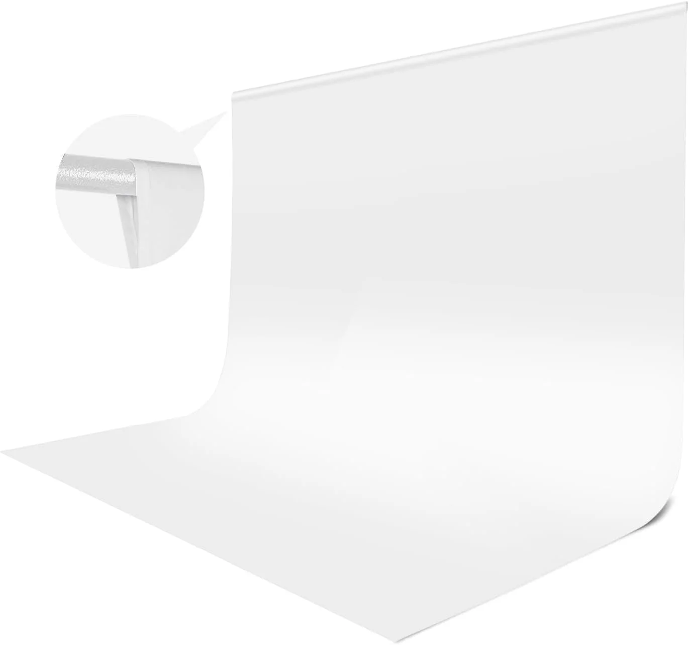 پرده پس زمینه سفید برای عکاسی، 3x3 متر، پرده پس زمینه دو طرفه برای عکاسی، پارچه پلی استر سفید برای استودیو عکاسی، عکس کودک، تزئین مهمانی (فقط پس زمینه)