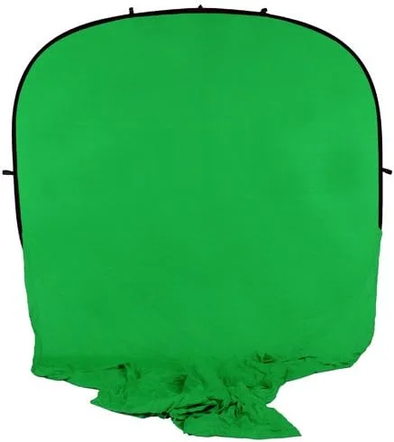 پس زمینه کروماکی سبز موسلین فوتودیوکس 2.4x4.3 متری - پس زمینه تاشو و قابل حمل