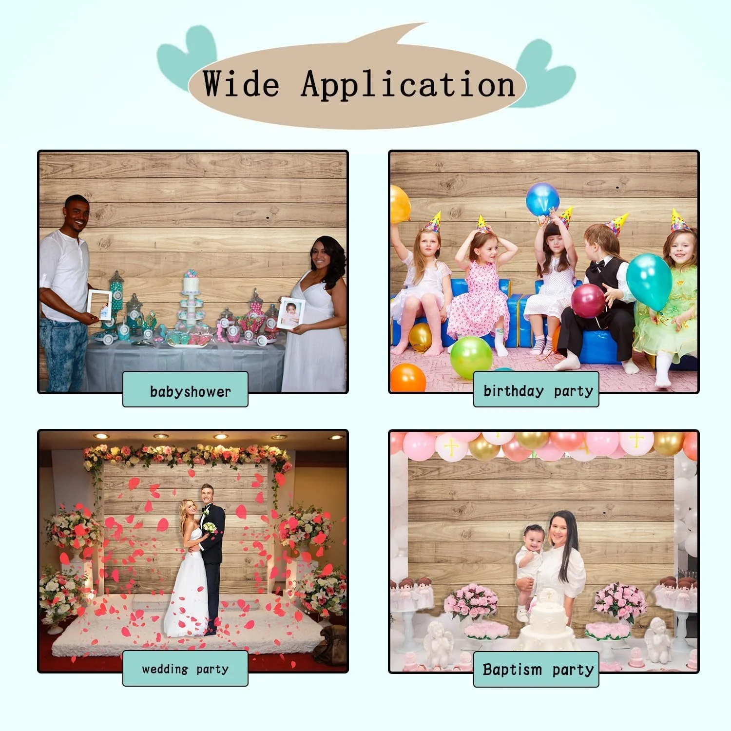 پس زمینه چوبی، پس زمینه های چوبی برای پس زمینه عکاسی مهمانی 7x5 فوت، پنل چوبی قهوه ای روشن روستایی، پس زمینه عکس، جشن تولد، حمام نوزاد، عروسی، پس زمینه ویدیو، بنر پرتره کودکان و بزرگسالان