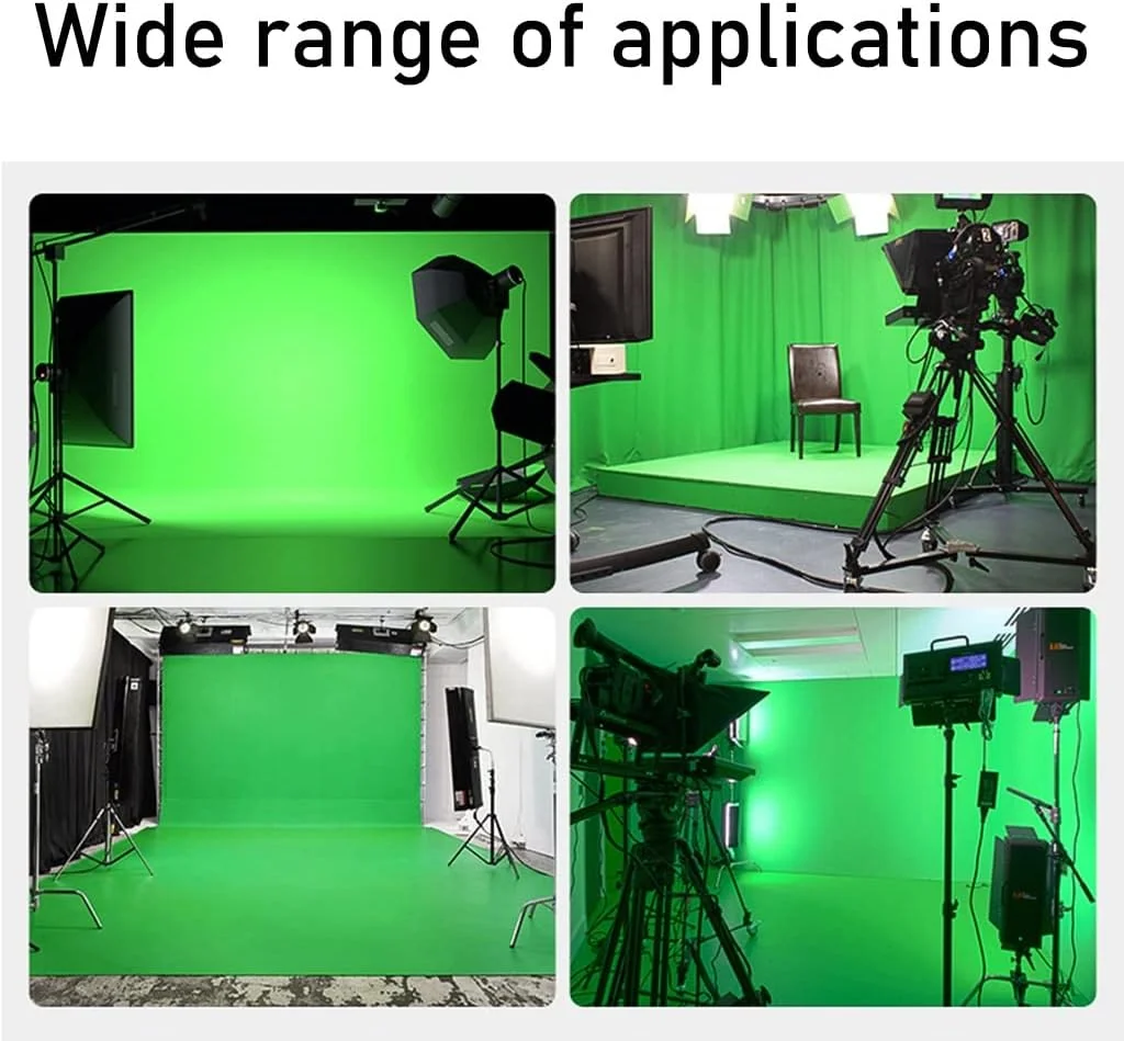 پرده سبز کروماکی با پایه | پس زمینه قابل حمل برای عکس، فیلم و ویدیو | پس زمینه سبز بادوام (رنگ: سبز، اندازه: 3x4 متر) پرده سبز کروماکی با پایه | پس زمینه قابل حمل برای عکس، فیلم و ویدیو | پس زمینه سبز بادوام (رنگ: سبز، اندازه: 3x4 متر)