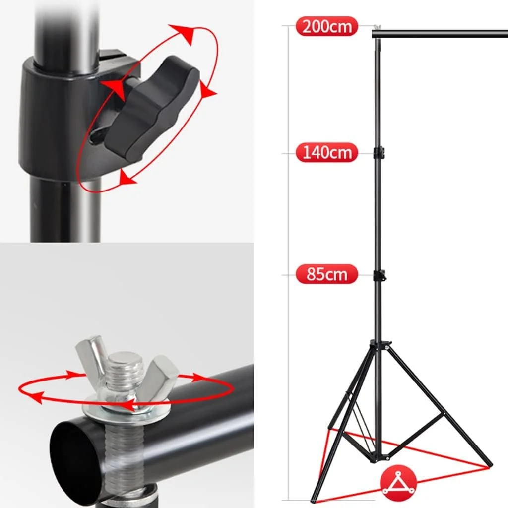 پس زمینه کروماکی با پایه | پس زمینه های قابل حمل برای پخش زنده و فیلمبرداری | استفاده در فضای داخلی و خارجی (رنگ: سفید، اندازه: 2x3 متر) پس زمینه کروماکی با پایه | پس زمینه های قابل حمل برای پخش زنده و فیلمبرداری | استفاده در فضای داخلی و خارجی (رنگ: سفید، اندازه: 2x3 متر)